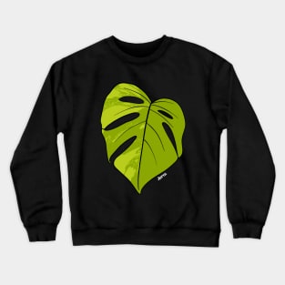 Monstera Deliciosa Aurea Variegation Houseplant Plant Lovers Crewneck Sweatshirt